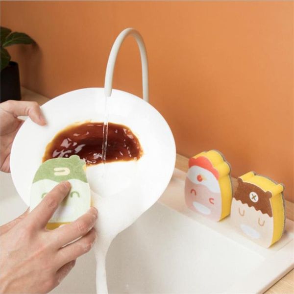 cleaning cloths 4pcs creative cartoon sponge strong decontamination dish washing cloth glass kitchen cleaner sponges scouring pads home tool
cleaning cloths 4pcs creative cartoon sponge strong decontamination dish washing cloth glass kitchen cleaner sponges scouring pads home tool