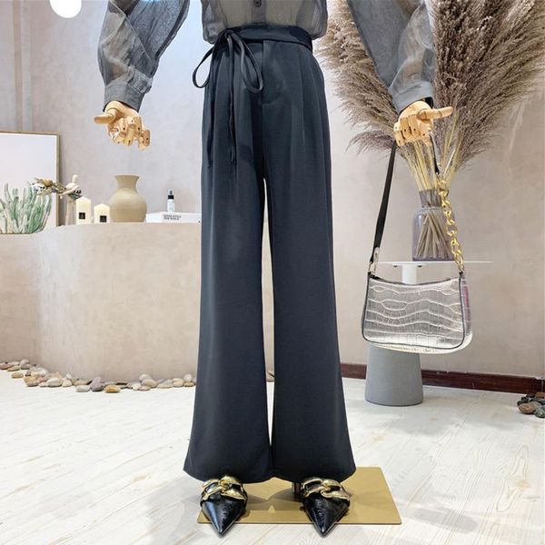 women's pants & capris casual women solid all-match harajuku simple loose comfortable wide leg trousers students full length spring lad, Black;white
women's pants & capris casual women solid all-match harajuku simple loose comfortable wide leg trousers students full length spring lad, Black;white