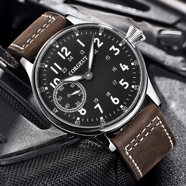 wristwatches fashion leather mechanical watch men's classic business manual winding luminous waterproof 2002d, Slivery;brown
wristwatches fashion leather mechanical watch men's classic business manual winding luminous waterproof 2002d, Slivery;brown