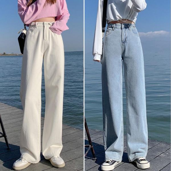 women's jeans women y2k vintage streetwear wide leg for bottom baggy denim pants high waist full length clothing trousers pantalon femm, Blue
women's jeans women y2k vintage streetwear wide leg for bottom baggy denim pants high waist full length clothing trousers pantalon femm, Blue