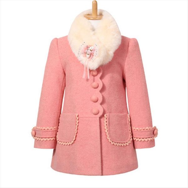 kids children girls woolen jacket pink thick big fur collar coat princesses autumn winter wedding party clothes, Blue;gray
kids children girls woolen jacket pink thick big fur collar coat princesses autumn winter wedding party clothes, Blue;gray