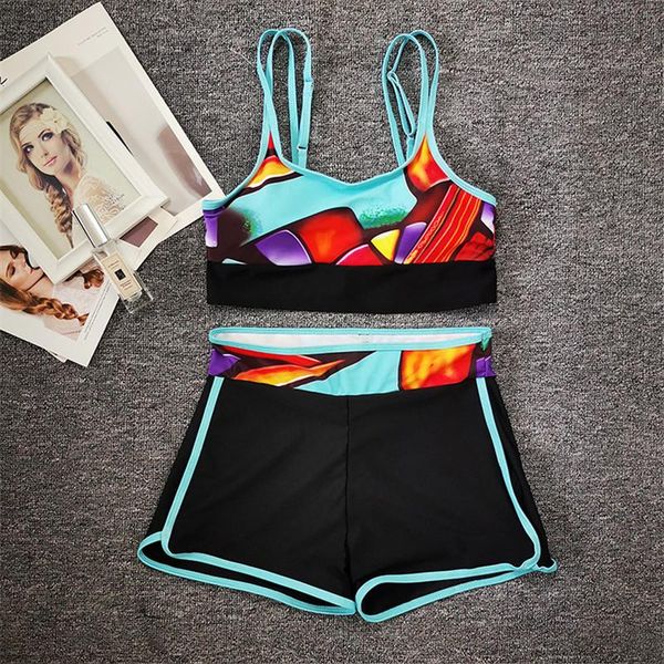 women's swimwear geometry print bikini 2021 halter bandage push up padded two piece swimsuit beach bathing suit high waist biquini, White;black
women's swimwear geometry print bikini 2021 halter bandage push up padded two piece swimsuit beach bathing suit high waist biquini, White;black