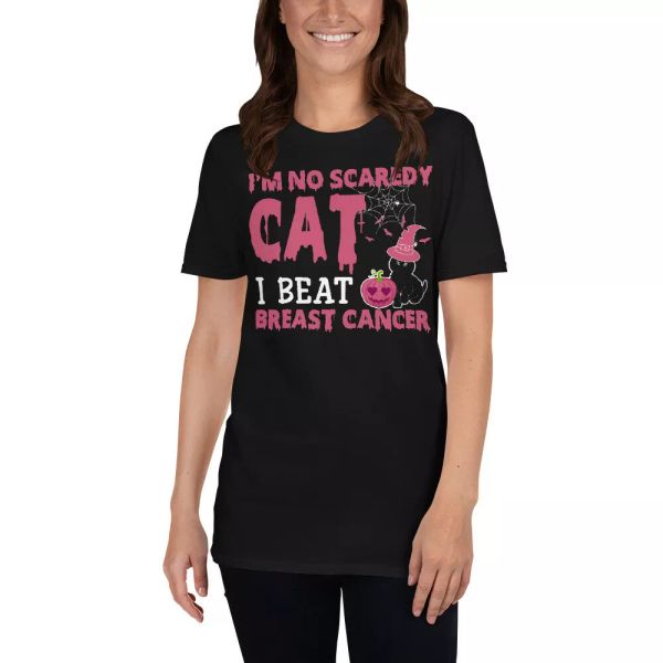 i'm no scaredy cat i beat breast cancer matching breast cancer awareness shirt, White;black
i'm no scaredy cat i beat breast cancer matching breast cancer awareness shirt, White;black