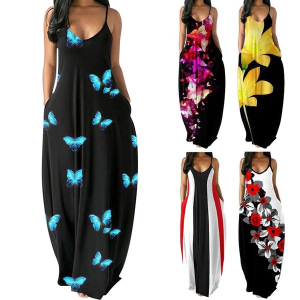 casual dresses women summer o-neck flower print sleeveless plus size pullover long lolita woman dress bodycon wrap, Black;gray
casual dresses women summer o-neck flower print sleeveless plus size pullover long lolita woman dress bodycon wrap, Black;gray