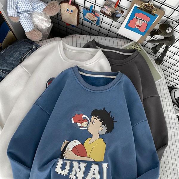 men's hoodies & sweatshirts solid cartoon print boy casual harajuku men fashion loose pullover kroean style long sleeve, Black
men's hoodies & sweatshirts solid cartoon print boy casual harajuku men fashion loose pullover kroean style long sleeve, Black