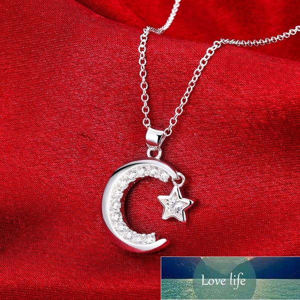 zirconia necklace for women silver 925 moon star pendants & necklaces long chain collier wedding jewelry accessories gifts, Golden;silver
zirconia necklace for women silver 925 moon star pendants & necklaces long chain collier wedding jewelry accessories gifts, Golden;silver