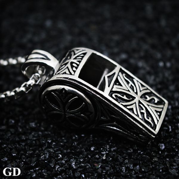 party favor chrome/hearts necklace croix whistle men's and women's titanium steel pendant necklace personalized fashion
party favor chrome/hearts necklace croix whistle men's and women's titanium steel pendant necklace personalized fashion