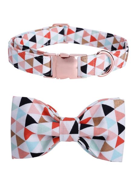 dog collars & leashes collar and leash set with bow tie soft cotton fabric rose gold metal buckle adjustable pet accessory
dog collars & leashes collar and leash set with bow tie soft cotton fabric rose gold metal buckle adjustable pet accessory