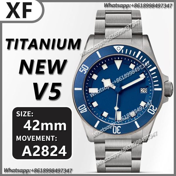 wristwatches men's automatic mechanical watch 42mm blue/black pelagos xf 1:1 edition on titanium bracelet a2824 v5 (rubber strap), Slivery;brown
wristwatches men's automatic mechanical watch 42mm blue/black pelagos xf 1:1 edition on titanium bracelet a2824 v5 (rubber strap), Slivery;brown