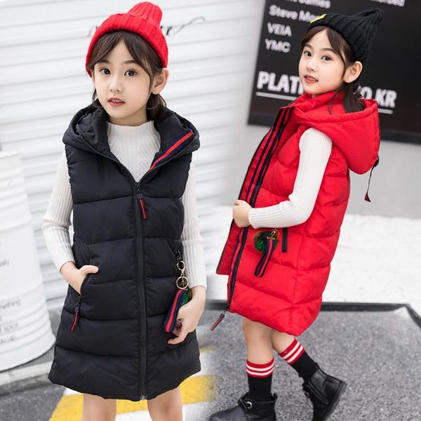 vest kids clothes girls hooded sleeveless outerwear winter warm children solid coats patchwork cotton-padded waistcoat, Blue
vest kids clothes girls hooded sleeveless outerwear winter warm children solid coats patchwork cotton-padded waistcoat, Blue