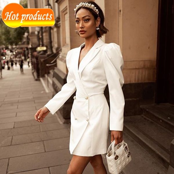 two piece dress you all charter chic pearl puff button sleeves turn-down collar celebratiy party mini blazer dress qvr4, White
two piece dress you all charter chic pearl puff button sleeves turn-down collar celebratiy party mini blazer dress qvr4, White