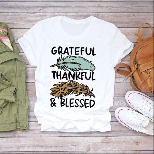 feather letter clothing fall women t shirts thanksgiving halloween print graphic tee, White
feather letter clothing fall women t shirts thanksgiving halloween print graphic tee, White