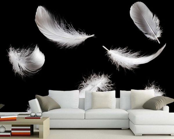 wallpapers papel de parede white feather on black background 3d wallpaper mural,living room tv sofa wall bedroom papers home decor
wallpapers papel de parede white feather on black background 3d wallpaper mural,living room tv sofa wall bedroom papers home decor