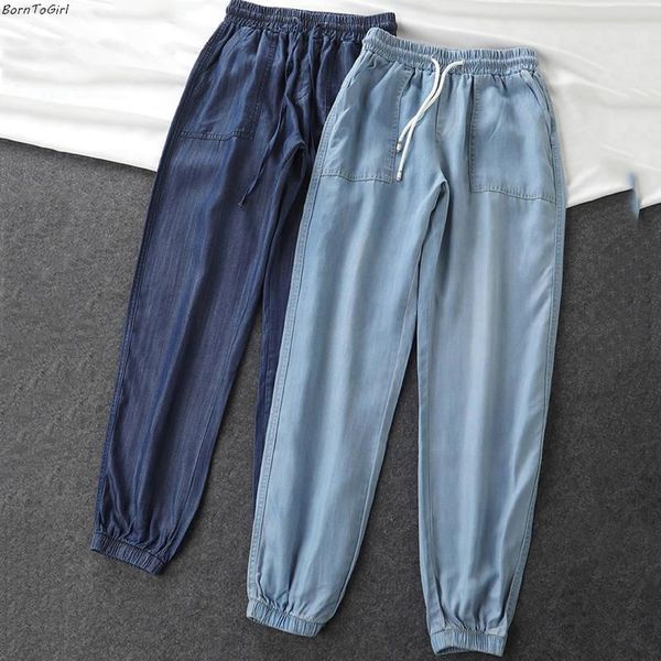 women's jeans borntogirl casual elastic high waist for women thin-section denim pants, Blue
women's jeans borntogirl casual elastic high waist for women thin-section denim pants, Blue