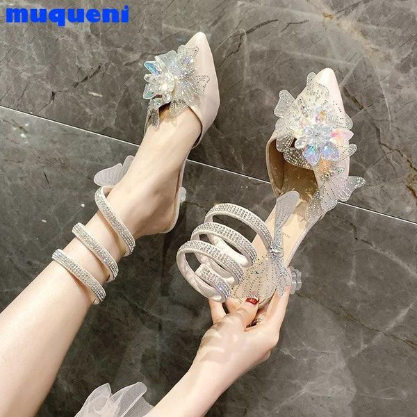 summer heels comfort shoes butterfly rhinestone for women clear sandals all-match baotou flowers fashion ladies, Black
summer heels comfort shoes butterfly rhinestone for women clear sandals all-match baotou flowers fashion ladies, Black