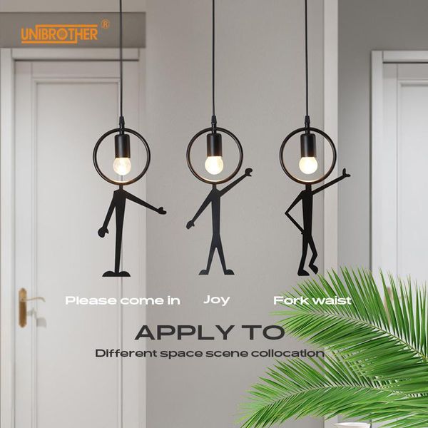 humanoid iron led chandelier gentleman style suitable for dining room bedroom living bar ceiling lamp pendant lamps
humanoid iron led chandelier gentleman style suitable for dining room bedroom living bar ceiling lamp pendant lamps