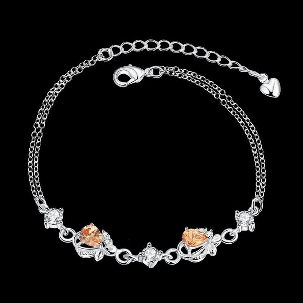 charm bracelets elegant and gentle women's bracelet girlfriend valentine's day gift jewelry accessories, Golden;silver
charm bracelets elegant and gentle women's bracelet girlfriend valentine's day gift jewelry accessories, Golden;silver