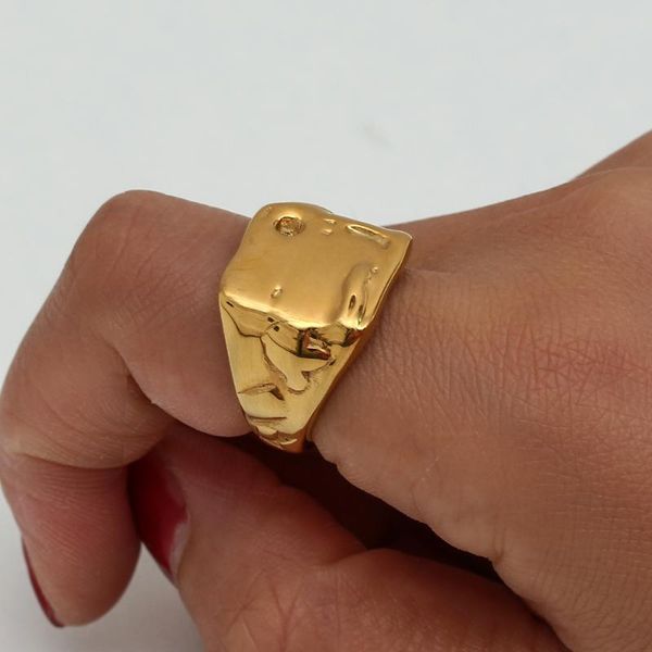 cluster rings 2021 creative cute square cheese ring 18k gold plated dessert food shape stainless steel for women, Golden;silver
cluster rings 2021 creative cute square cheese ring 18k gold plated dessert food shape stainless steel for women, Golden;silver