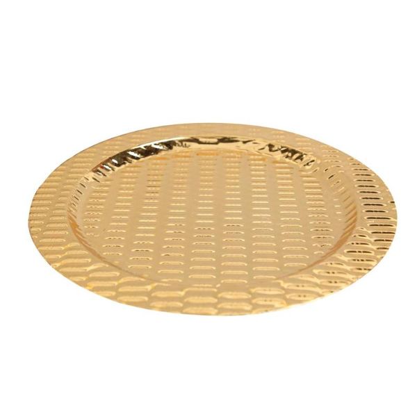 kitchen storage & organization luxury charger plates metal tray 25 cm/ 10" round nut plates/ sweet/ cake for home table decoration
kitchen storage & organization luxury charger plates metal tray 25 cm/ 10" round nut plates/ sweet/ cake for home table decoration