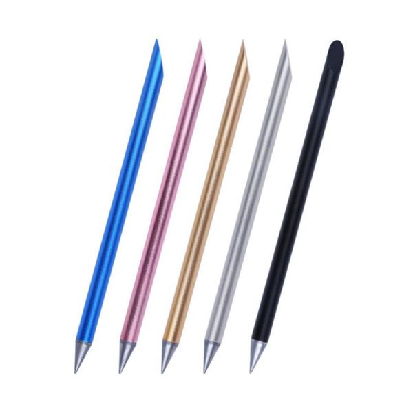 ballpoint pens inkless eternal metal pen design office sign collectible gift for colleagues learning accessories tools, Blue;orange
ballpoint pens inkless eternal metal pen design office sign collectible gift for colleagues learning accessories tools, Blue;orange