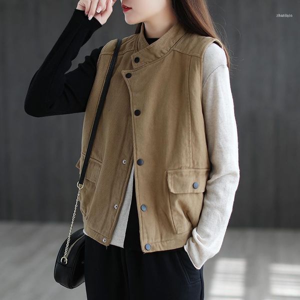femme robe spring autumn winter women's jacket vintage loose inner layer cotton warm thick vest oversize itself1, Black;white
femme robe spring autumn winter women's jacket vintage loose inner layer cotton warm thick vest oversize itself1, Black;white