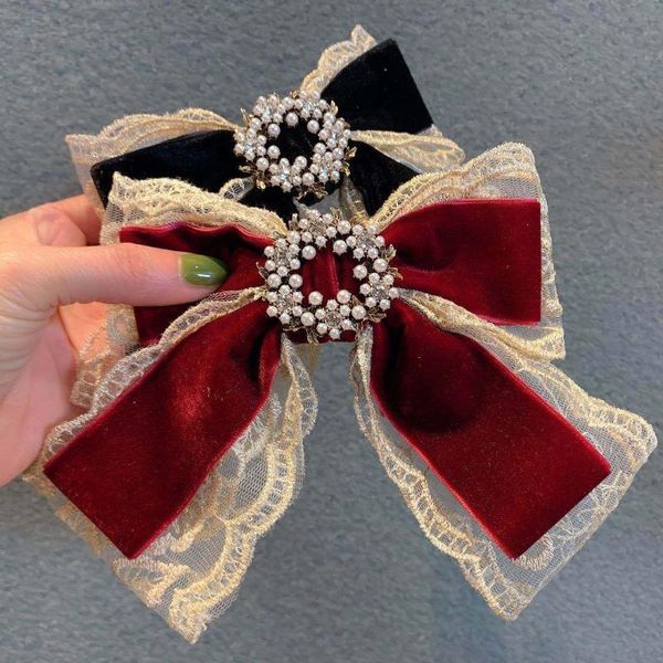 hair clips & barrettes vintage elegant fabric embroidered lace bowknot hairpin pearl jewelry velvet bow ribbon pins girls accessories, Golden;silver
hair clips & barrettes vintage elegant fabric embroidered lace bowknot hairpin pearl jewelry velvet bow ribbon pins girls accessories, Golden;silver