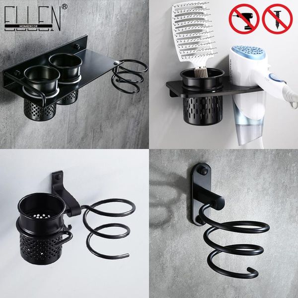 hair dryer holder with cup households wall storage bathroom accessories shelf metal black rack el1035 shelves 
hair dryer holder with cup households wall storage bathroom accessories shelf metal black rack el1035 shelves