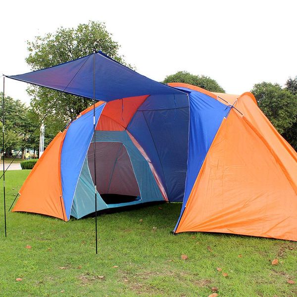 tents and shelters 5-8 person big camping tent double layer waterproof two bedrooms travel for family party fishing 420x220x175cm
tents and shelters 5-8 person big camping tent double layer waterproof two bedrooms travel for family party fishing 420x220x175cm