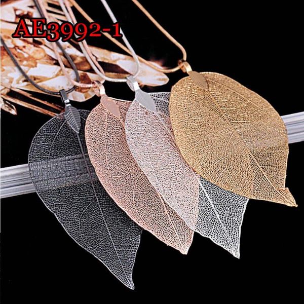 pendant necklaces 4 colors real natural leaves leaf necklace sweater chain women unique statement jewelry gift ae3992-1, Silver
pendant necklaces 4 colors real natural leaves leaf necklace sweater chain women unique statement jewelry gift ae3992-1, Silver