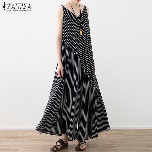 women's jumpsuits & rompers 2021 zanzea casual striped romper women jumpsuit v neck strap patchwork playsuit female wide leg trousers l, Black;white
women's jumpsuits & rompers 2021 zanzea casual striped romper women jumpsuit v neck strap patchwork playsuit female wide leg trousers l, Black;white