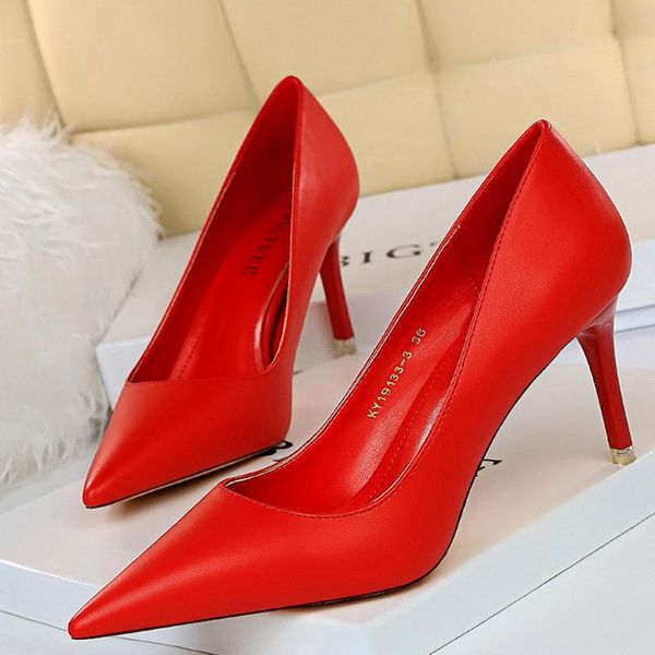 dress shoes heels women basic pump white high fashion wedding super pu spring and autumn stiletto plus size 41 42 43, Black
dress shoes heels women basic pump white high fashion wedding super pu spring and autumn stiletto plus size 41 42 43, Black