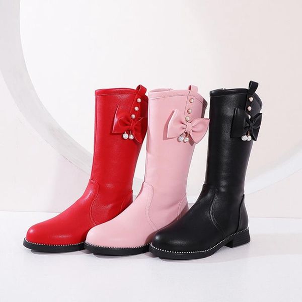 girls boots warm fashion boot children winter shoes for snow pu leather zip bow-knot sweet women shoe size 28-39 711, Black
girls boots warm fashion boot children winter shoes for snow pu leather zip bow-knot sweet women shoe size 28-39 711, Black