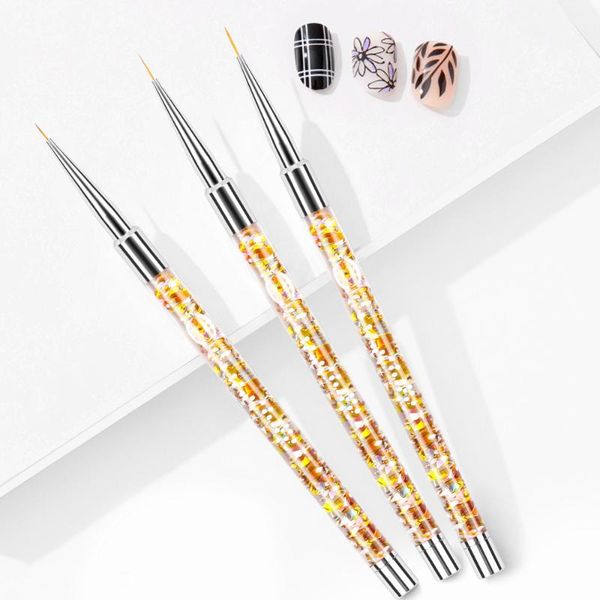nail art kits 1 pcs brush crystal acrylic handle thin liner drawing pen painting stripes flower diy design manicure tool
nail art kits 1 pcs brush crystal acrylic handle thin liner drawing pen painting stripes flower diy design manicure tool