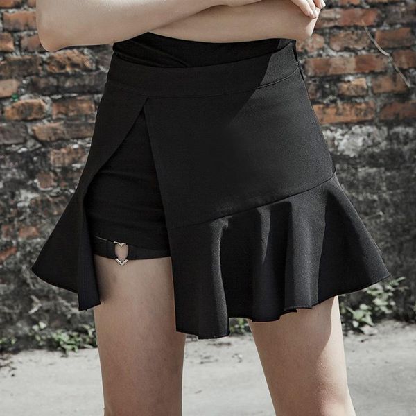 skirts punk rave 2021 summer black rock fake two-piece pleated skirt casual solid color fishtail women gothic a-word
skirts punk rave 2021 summer black rock fake two-piece pleated skirt casual solid color fishtail women gothic a-word