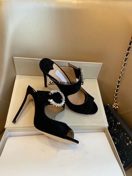 dress shoes women high heel sandals crystal buckle sandalian gladiator round toe thin shoe flock bucke strap, Black
dress shoes women high heel sandals crystal buckle sandalian gladiator round toe thin shoe flock bucke strap, Black