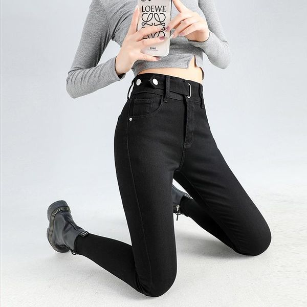 women's jeans women clothing skinny slim stretch high waist multi-button design personality fashion female streetwear denim pants, Blue
women's jeans women clothing skinny slim stretch high waist multi-button design personality fashion female streetwear denim pants, Blue