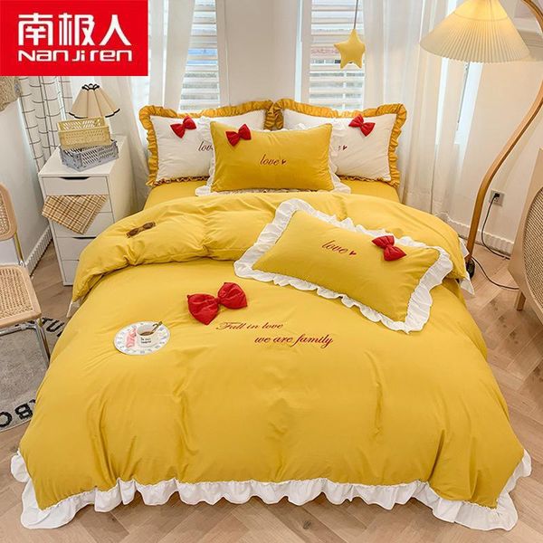 bedding sets nanjiren home textile products duvetcover&2 piilowcase&1 sheet colorful casual beathable comfortable cotton wash set
bedding sets nanjiren home textile products duvetcover&2 piilowcase&1 sheet colorful casual beathable comfortable cotton wash set