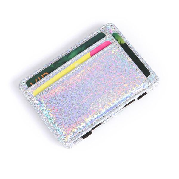 card holders korean version of the laser sequins pu leather magic wallet creative men's wallet, bank bag ferrule, Brown;gray
card holders korean version of the laser sequins pu leather magic wallet creative men's wallet, bank bag ferrule, Brown;gray