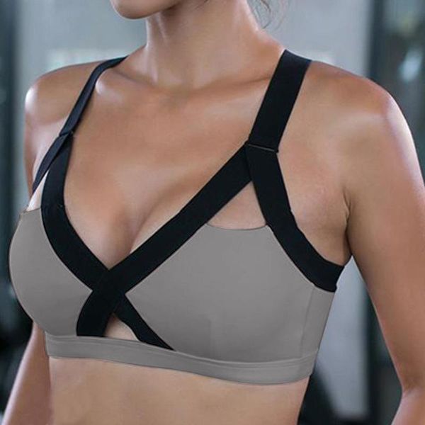 yoga outfit ladies sports bras plain color front cross side lace bra full cup vest splicing underwear bralette#45
yoga outfit ladies sports bras plain color front cross side lace bra full cup vest splicing underwear bralette#45