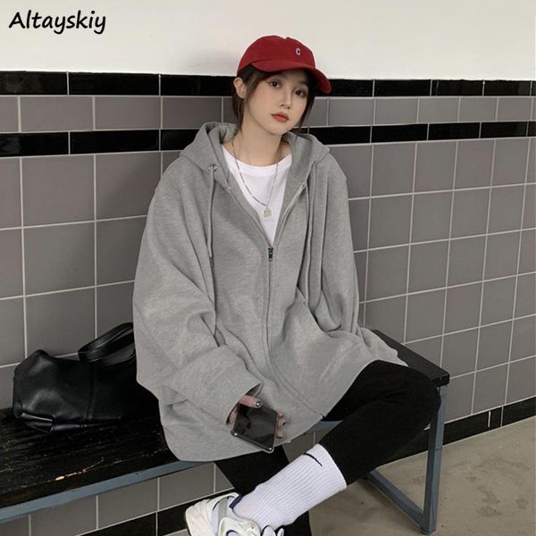 women's jackets women loose solid with hat casual spring autumn zipper bf ulzzang harajuku streetwear trendy couple, Black;brown
women's jackets women loose solid with hat casual spring autumn zipper bf ulzzang harajuku streetwear trendy couple, Black;brown