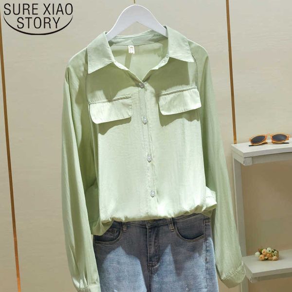spring pure white shirt female simple solid cotton long-sleeve chiffon blouse women's casual loose slim shirt 8925 50 210527
spring pure white shirt female simple solid cotton long-sleeve chiffon blouse women's casual loose slim shirt 8925 50 210527