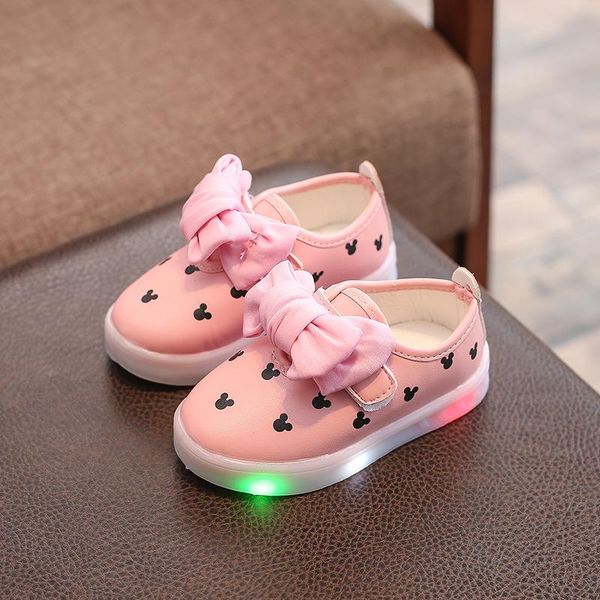 sneakers kids shoes with light girl led cartoon print sport glowing princess girls big bow soft casual lighted child, Black;red
sneakers kids shoes with light girl led cartoon print sport glowing princess girls big bow soft casual lighted child, Black;red