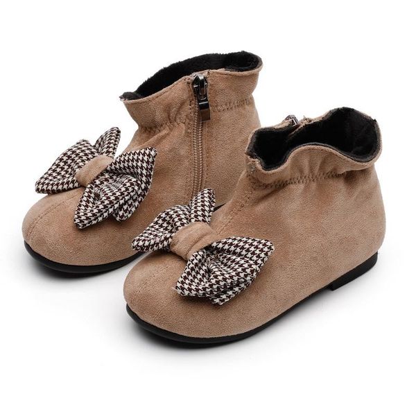 girls boots 2021 autumn and winter children' plus velvet bow ankle casual british style short, Black;grey
girls boots 2021 autumn and winter children' plus velvet bow ankle casual british style short, Black;grey