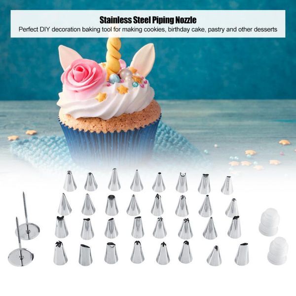 baking & pastry tools cake decorating 32pcs/set large stainless steel icing piping nozzles tips set kitchen accessories supplies
baking & pastry tools cake decorating 32pcs/set large stainless steel icing piping nozzles tips set kitchen accessories supplies