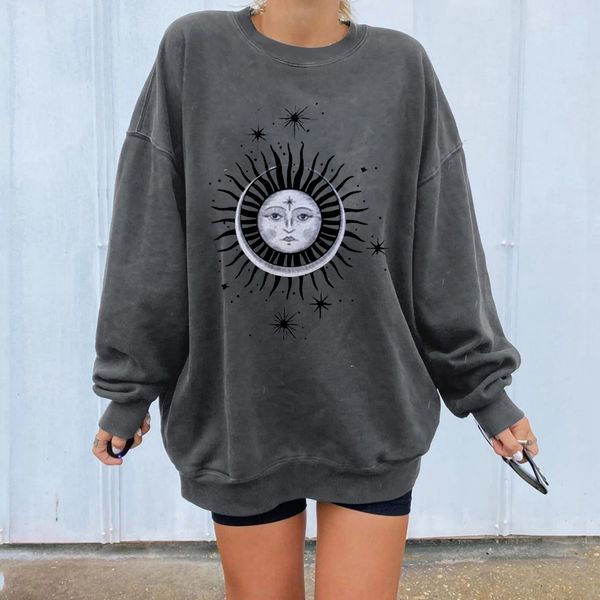 women hoodie european and american personalized hoodie for women printed sweater loose size fashionable women sweater harajuku, Black
women hoodie european and american personalized hoodie for women printed sweater loose size fashionable women sweater harajuku, Black