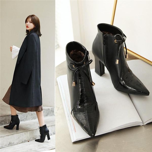 boots yqbtdl autumn winter pointed toe womens shoes 2021 bowtie high heels red black white ankle female footwear large size
boots yqbtdl autumn winter pointed toe womens shoes 2021 bowtie high heels red black white ankle female footwear large size