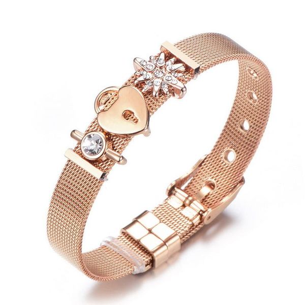 fashion adjustable titanium steel crystal women's bangle exaggerated heart lock letter belt buckle bracelet jewelry, Black
fashion adjustable titanium steel crystal women's bangle exaggerated heart lock letter belt buckle bracelet jewelry, Black