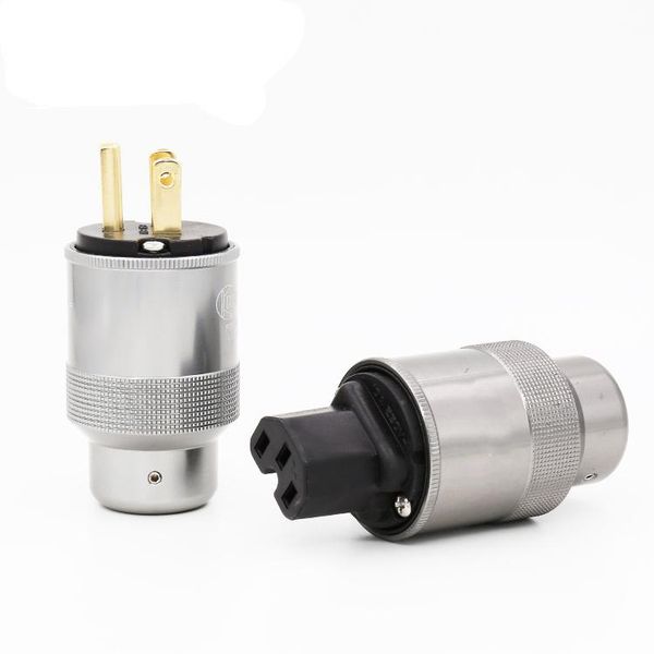 smart power plugs hi-end gold plated us male plug +female iec connector for hifi usa ac cord cable
smart power plugs hi-end gold plated us male plug +female iec connector for hifi usa ac cord cable
