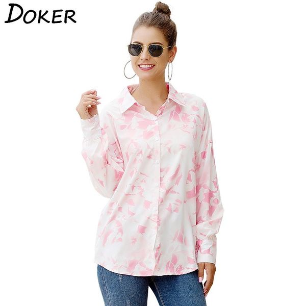 women print blouses spring fashion turn down collar long sleeve office shirts loose casual plus size blusas femininas 210423, White
women print blouses spring fashion turn down collar long sleeve office shirts loose casual plus size blusas femininas 210423, White