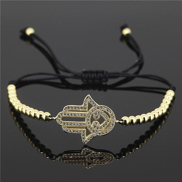 5pcs/pack anil arjandas bracelet paved white cz hamsa connector& 4mm brass beads braiding macrame jewelry2021 charm bracelets, Golden;silver
5pcs/pack anil arjandas bracelet paved white cz hamsa connector& 4mm brass beads braiding macrame jewelry2021 charm bracelets, Golden;silver